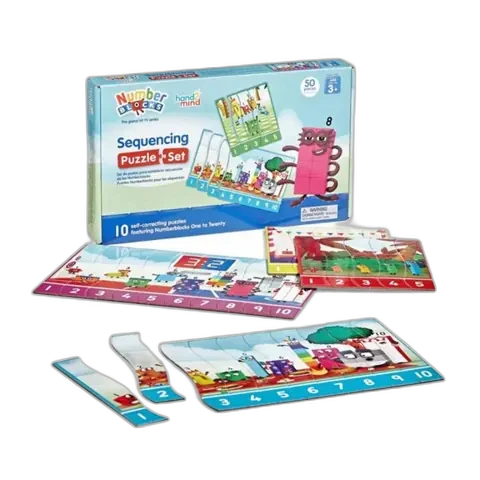 1-20數字排序拼圖遊戲組